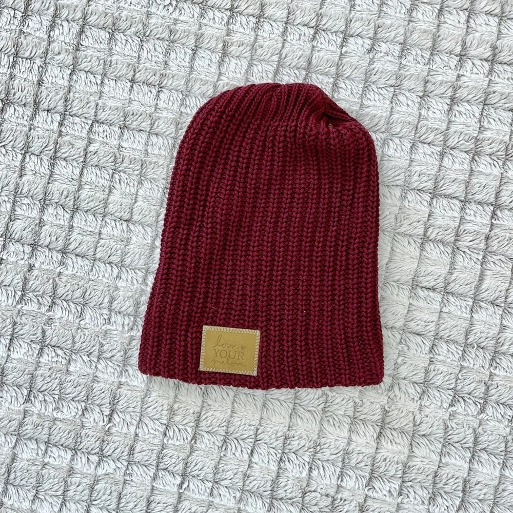 Love Your Melon Maroon Beanie